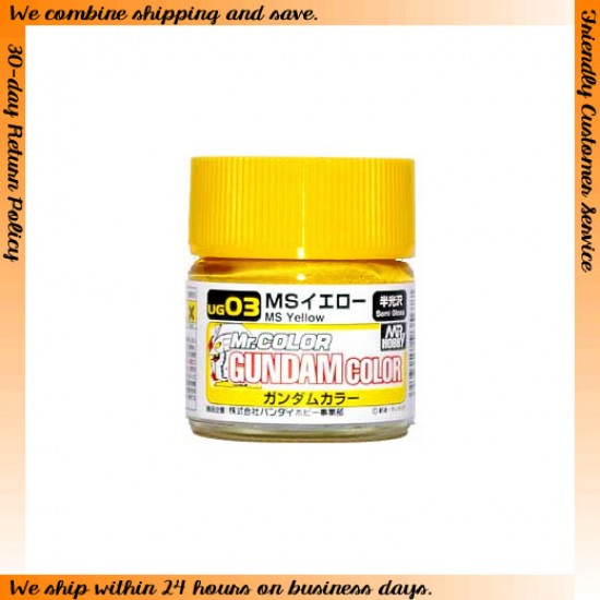 Mr Color Gundam Colour - Semi-Gloss Yellow (10ml)