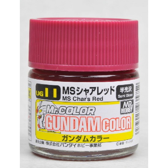 Mr Color Gundam Colour - Semi-Gloss MS Char Red (10ml)