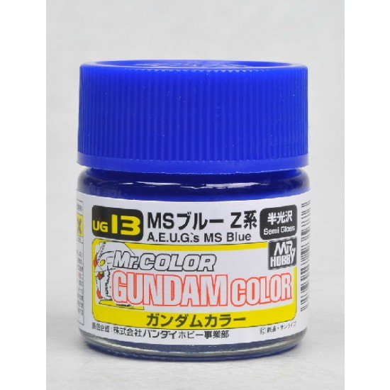 Mr Color Gundam Colour - Semi-Gloss MS A.E.U.G.s Blue (10ml)