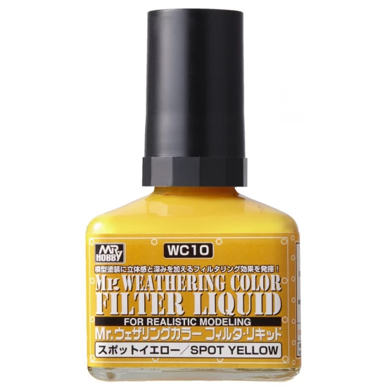 Mr Weathering Colour - Filter Liquid Spot Yellow (40ml)