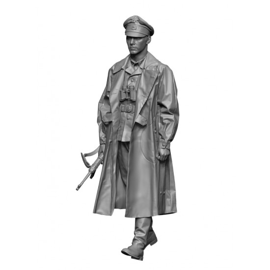 1/48 WWII German Officer, Raincoat Ver