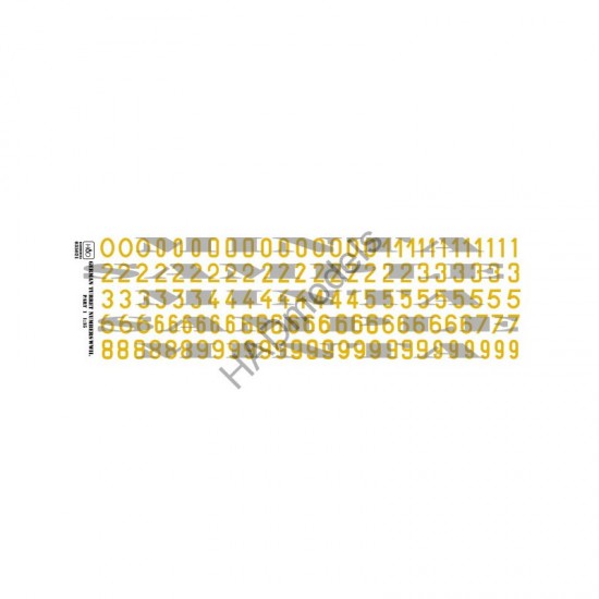Decals for 1/35 WWII German Turret Numbers Part.1