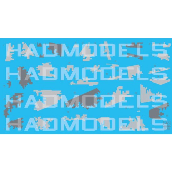 Decal for 1/72 SU-25 Ukrainian Digit Camouflage II