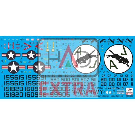 1/48 A-6E Intruder ''The Final Countdown'' Decal Sheet