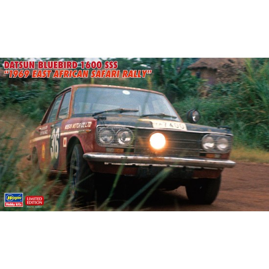 1/24 Datsun Bluebird 1600 SSS "1969 East African Safari Rally"