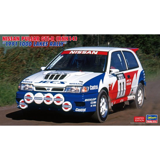 1/24 Nissan Pulsar Gti-R (RNN14) ''1991 1000 Lakes Rally''