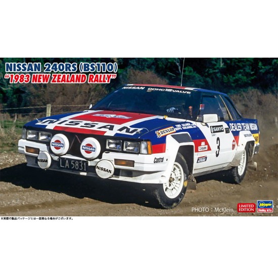 1/24 Nissan 240RS (BS110) 1983 New Zealand Rally