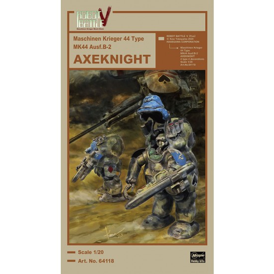1/20 Robot Battle V(Five) Maschinen Krieger 44 Type Mk44 Ausf.B-2 Axeknight