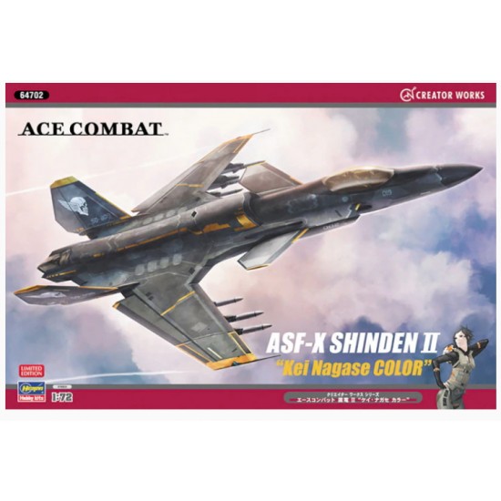 1/72 Ace Combat ASF-X Shinden II "Kei Nagase COLOR"