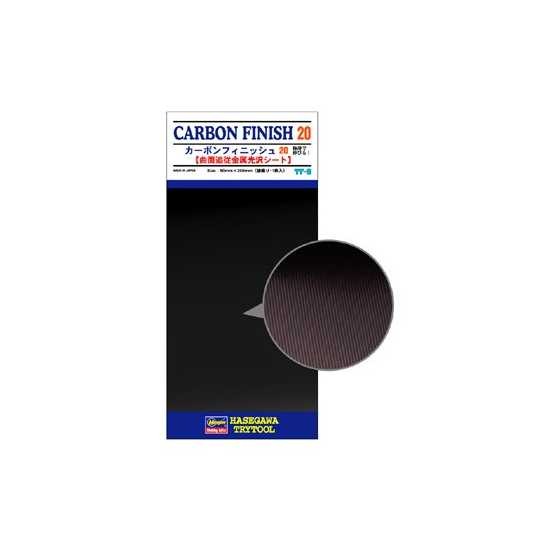 (TF9) Adhesive Detail & Marking Sheet - Carbon Finish #20 (90mm x 200mm)