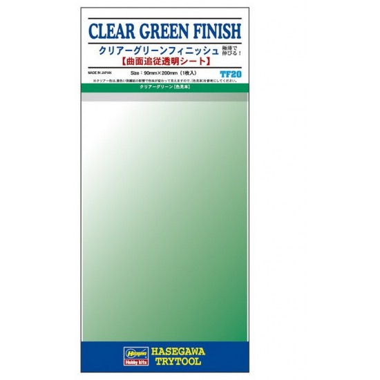 TF-20 Adhesive Detail & Marking Film #Clear Green Finish (90mm x 200mm, 1pc)