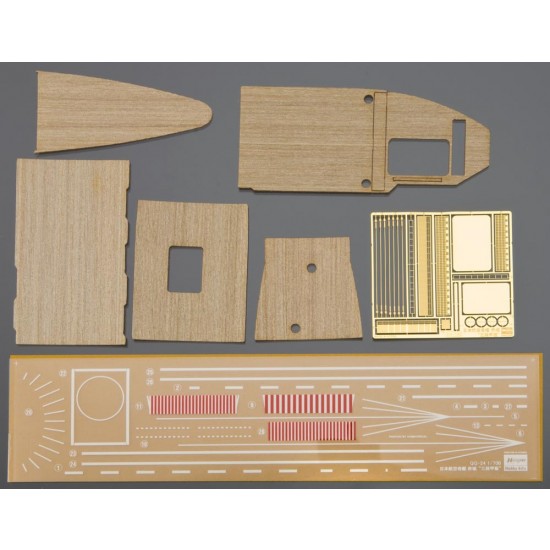 Wooden Deck for 1/700 Carrier AKAGI Three Flight Deck