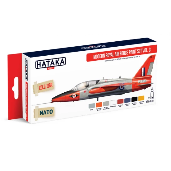 Acrylic Paint Set for Airbrush - Modern Royal Air Force Vol.3: RAF Aircraft since 1950s (17ml x 8)