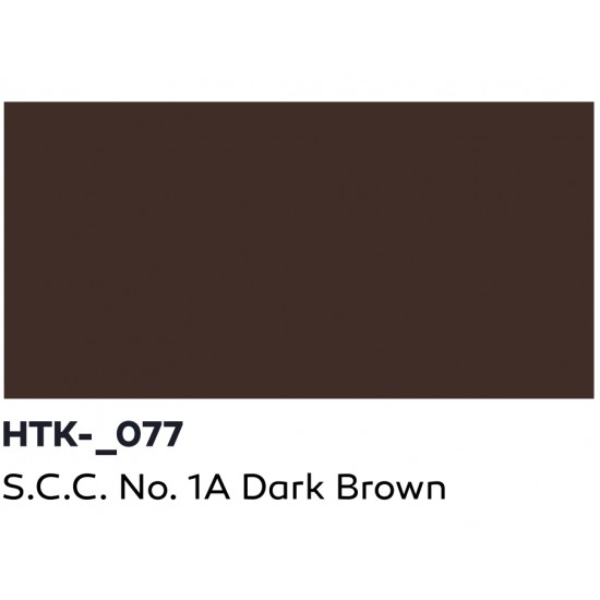 Acrylic Paint for Brush - S.C.C. No. 1A Dark Brown (17ml)