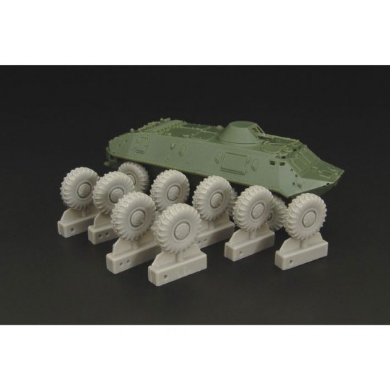 1/72 BTR-60 Wheels for ACE/ICM/S-Model