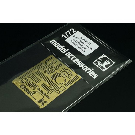 1/72 E-50 w/105mm Gun Detail Part for Modelcollect kits