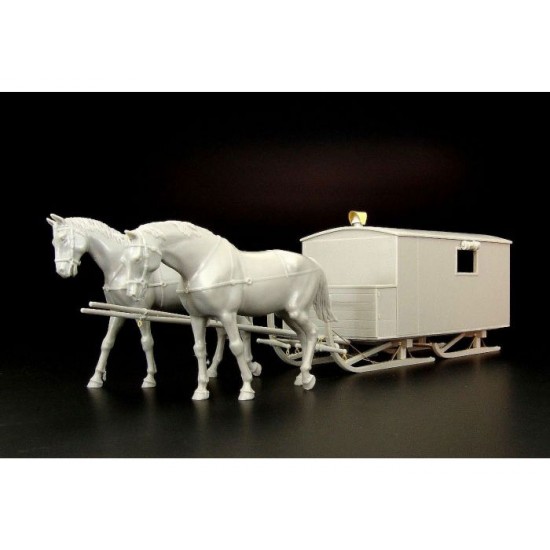1/35 WWII German HS-3-1 Krankenschlittens Winter Ambulance