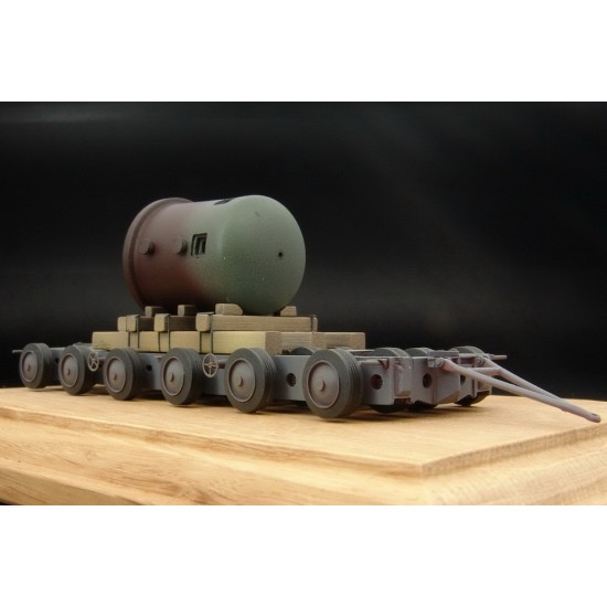 1/72 Culemeyer 80ton With Armored Cupola Heavy Trailer