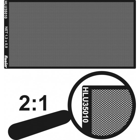 1/35 Net 1.3x0.9mm (total dimensions 100x50mm)