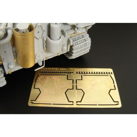 1/35 Tiger I Exhaust Shroud Detail Set for Italeri kit #6471