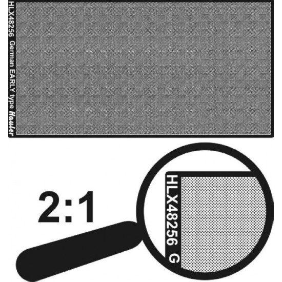 1/48 Engraved Plate-German Early Type (PE total dim. 100x50mm)