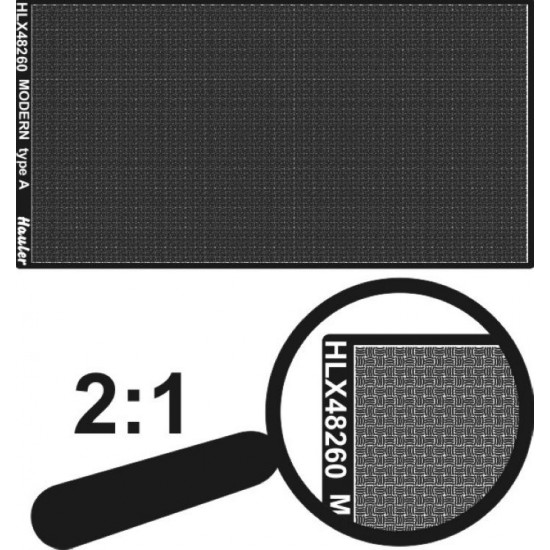 1/48 Engraved Plate-Modern A Type (PE total dim. 100x50mm)