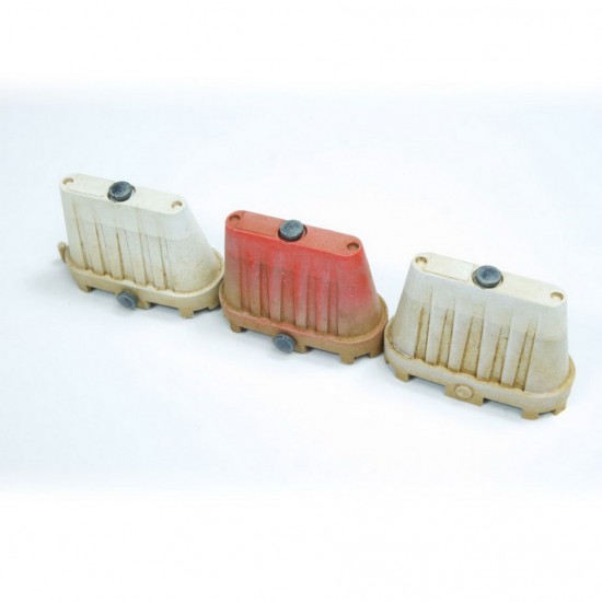 1/35 Pastic Rounded New Jersey (3pcs)
