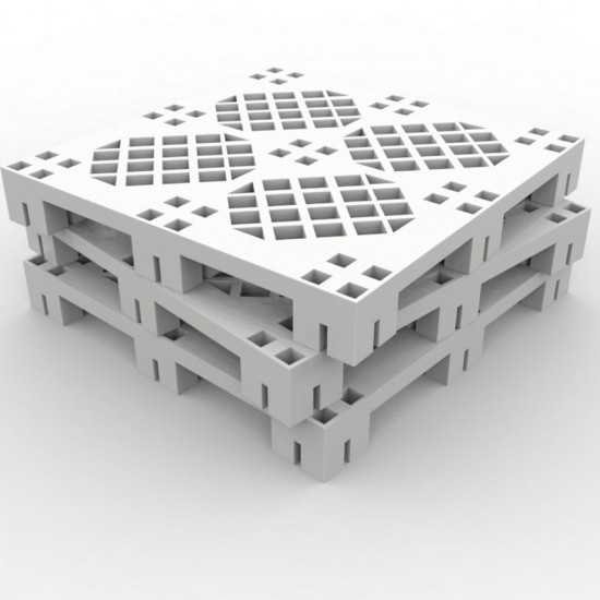 1/35 Plastic Pallets Type 2 (3pcs)