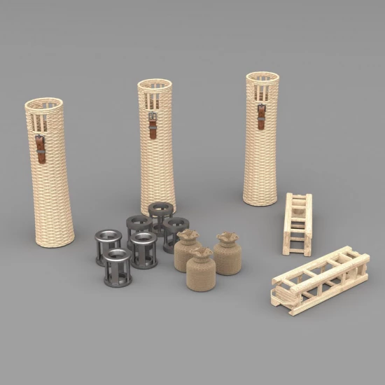 1/35 German 150mm Mix Vickers Baskets