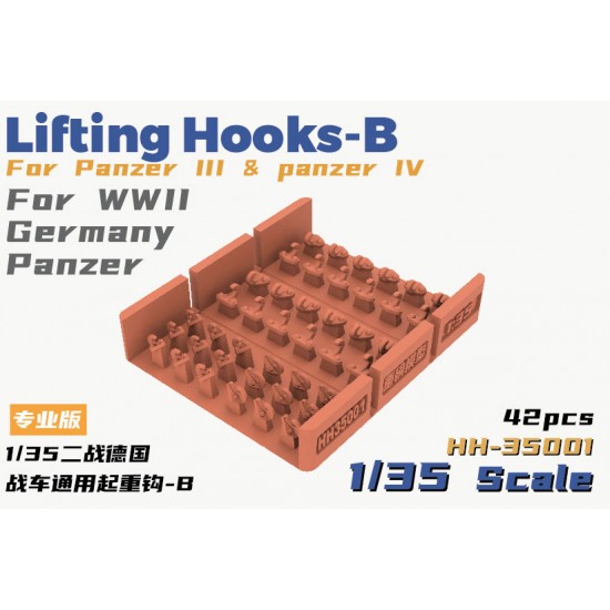1/35 WWII Panzer III & IV Lifting Hooks B