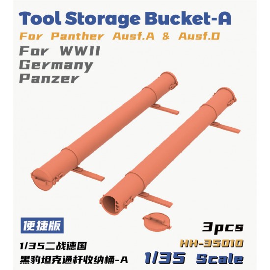 1/35 WWII German Panther Ausf.A & D Tool Storage Bucket-A