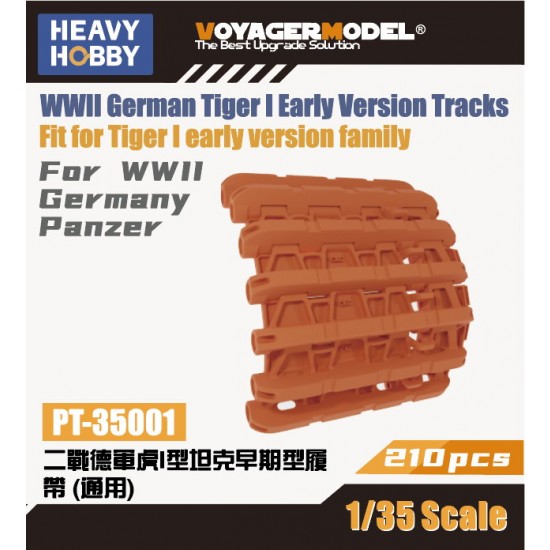 1/35 WWII German Tiger I Early Version Tracks