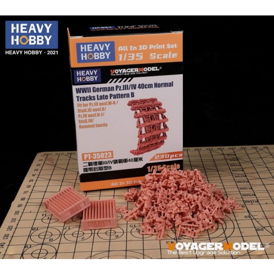 1/35 WWII German Pz.III/IV 40cm Normal Tracks Late Pattern C