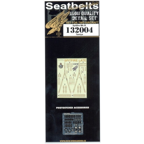 1/32 Supermarine Spitfire (Late) Seatbelts for Tamiya kit