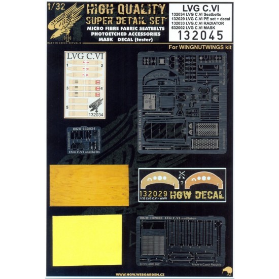 1/32 LVG C.VI Super Detail Set for Wingnut Wings kit
