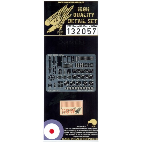 1/32 Sopwith Pup Detail-up Set for Wingnut Wings kit