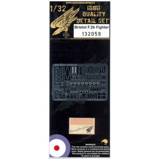 1/32 Bristol F.2b Fighter Detail-up Set for Wingnut Wings kit