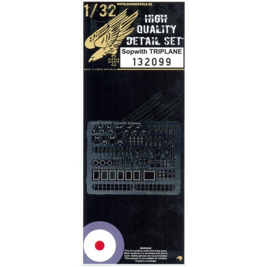 1/32 Sopwith Triplane Detail Set for Wingnut Wings kit