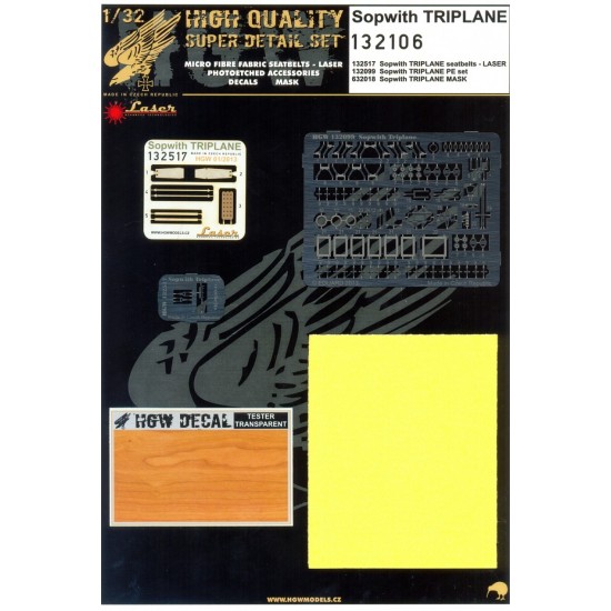 1/32 Sopwith Triplane Super Detail Set for Wingnut Wings kit