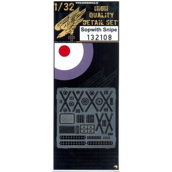 1/32 WWI Fighter Sopwith Snipe Detail-up Set for Wingnut Wings kit