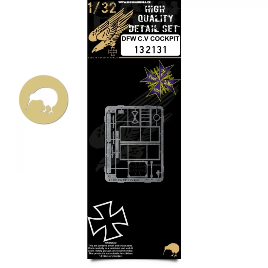 1/32 DFW C.V Cockpit Set for Wingnut Wings kit