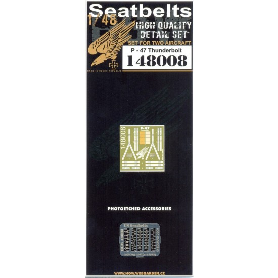 1/48 Republic P-47 Thunderbolt Seatbelts 