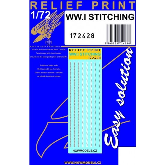 1/72 WWI Stitching Relief Print set