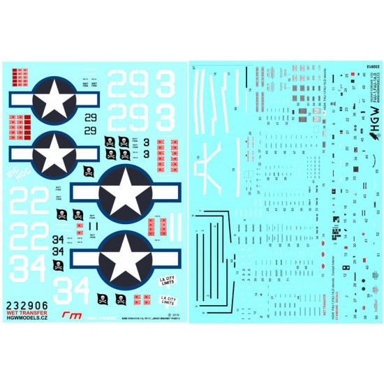 Decals for 1/32 Vought F4U-1A Corsair VF-17 