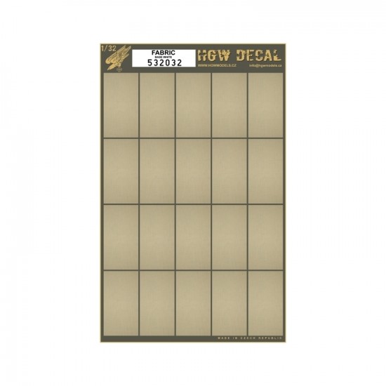 1/32 Fabric Texture Base White Decals (A4 Sheet)