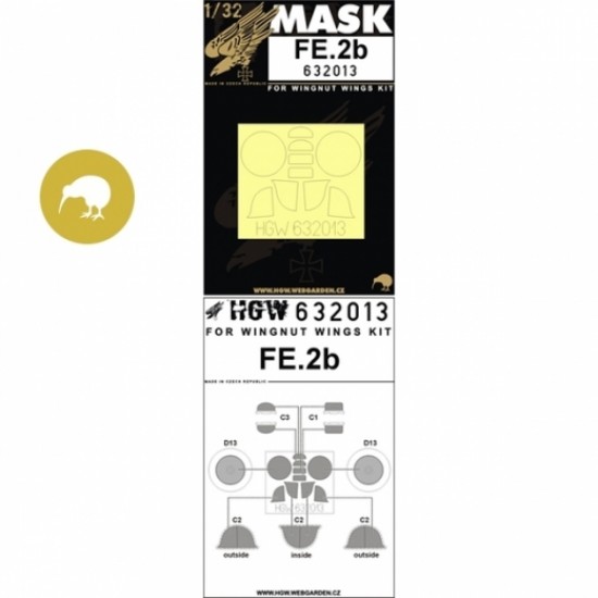 1/32 RAF FE.2b Paint Masks for Wingnut Wings kit