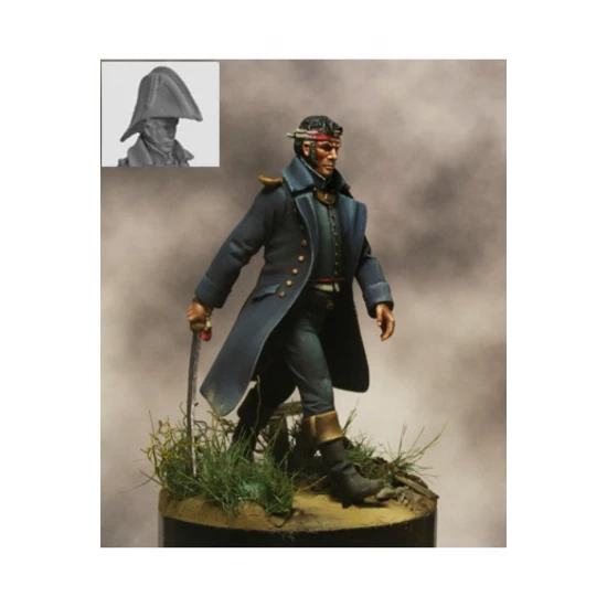 54mm Scale Imperial Guard Officer 1815 (metal figure)