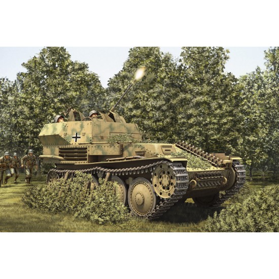 1/35 German 2cm Flak 38 Pz.Kpfw.38 (t)