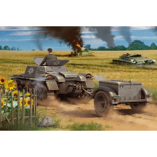 1/35 Munitionsschlepper auf Panzerkampfwagen I Ausf.A with Ammo Trailer