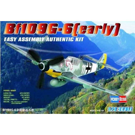 1/72 Messerschmitt Bf109G-6 Early Version